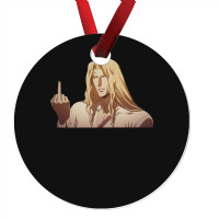 Alucard Flipping The Bird Ornament | Artistshot