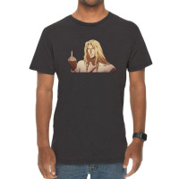 Alucard Flipping The Bird Vintage T-shirt | Artistshot