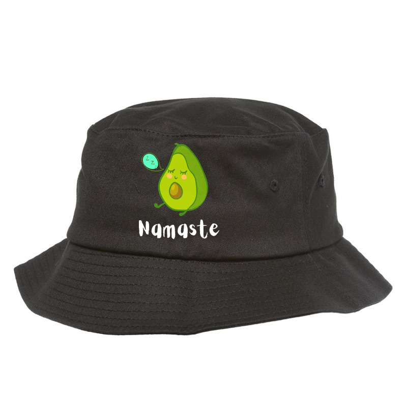 Namaste Meditation T  Shirt Sleeping Avocado , Meditation , Namaste Yo Bucket Hat by slueilwitz869 | Artistshot