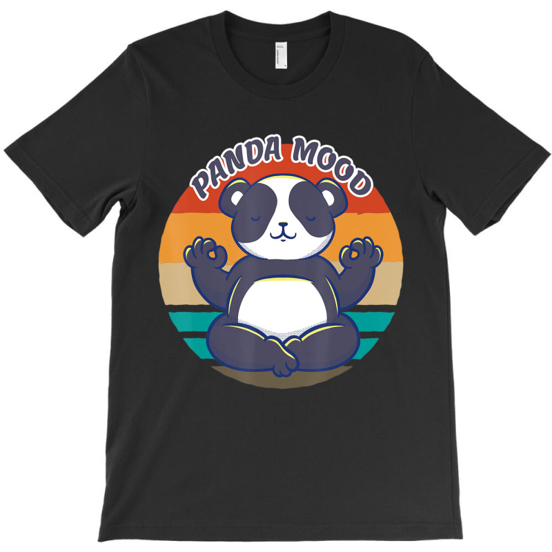 Limited Edition Panda Yoga Panda Mood Meditation Panda Playing Yoga T-Shirt by Kristina Ritchey | Artistshot