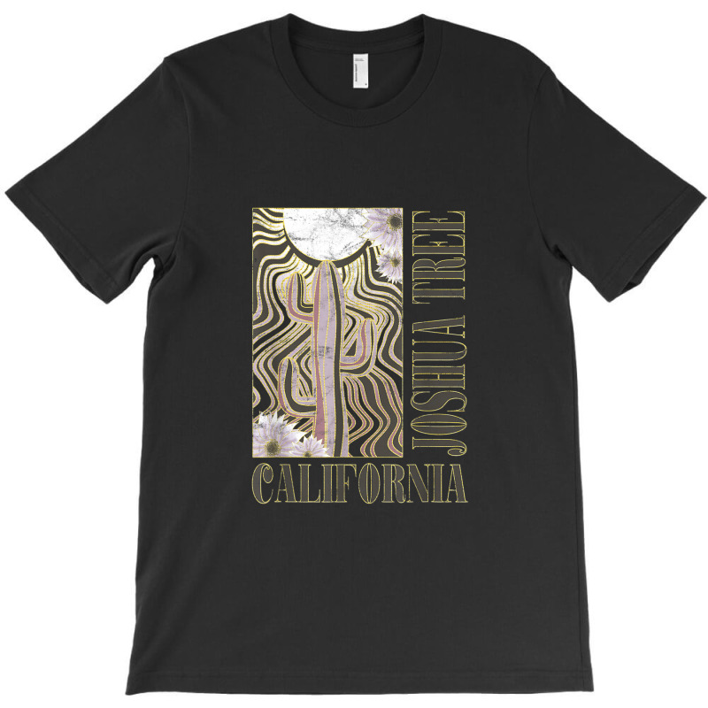 California Joshua Tree Wavy Sun Desert Cactus T-shirt | Artistshot