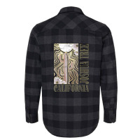 California Joshua Tree Wavy Sun Desert Cactus Flannel Shirt | Artistshot