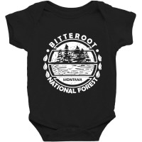 Bitterroot National Forest, Montana State, Nature Landscape-rjrn6 Baby Bodysuit | Artistshot