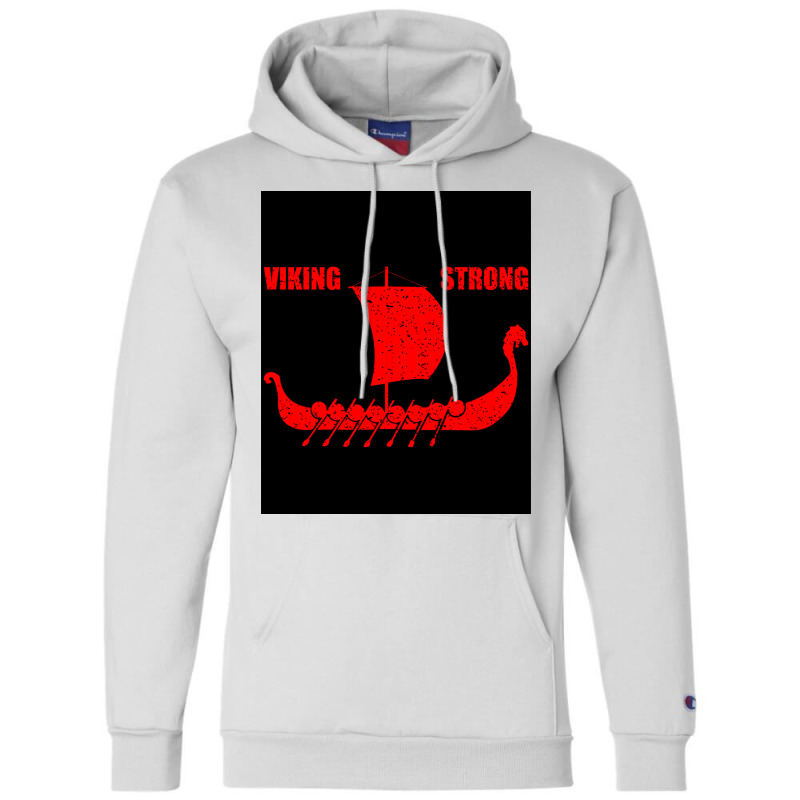 Viking Strong  Cute Summer Champion Hoodie | Artistshot