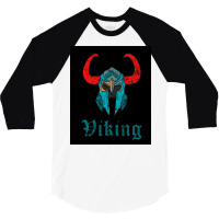 Viking Warrior Helmet  Summer Gift 3/4 Sleeve Shirt | Artistshot