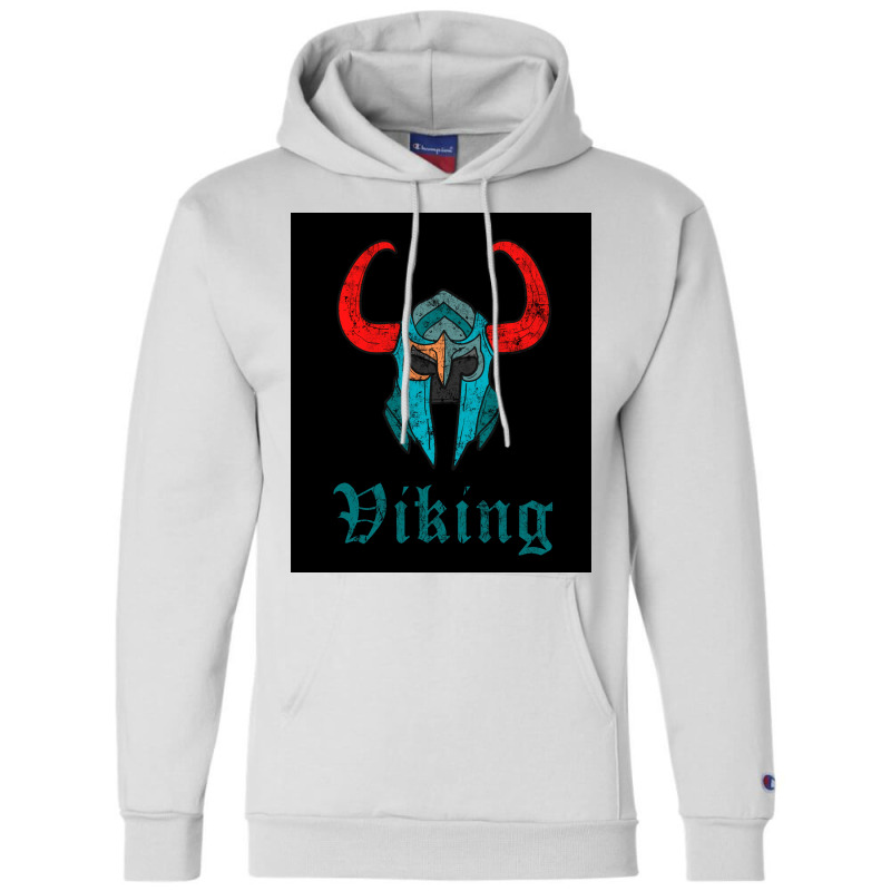 Viking Warrior Helmet  Summer Gift Champion Hoodie | Artistshot