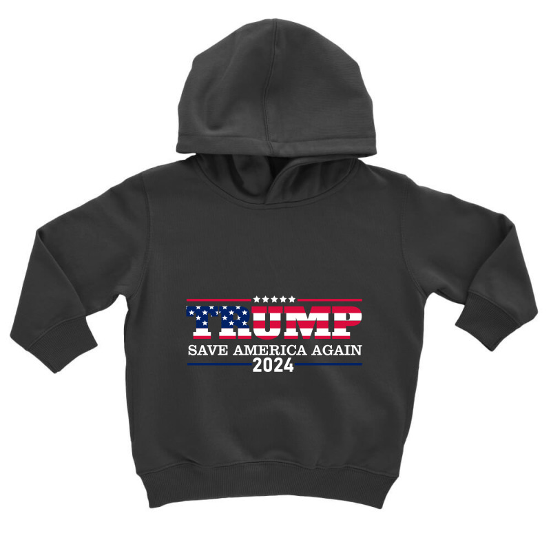 Trump 2024 Save America Again Toddler Hoodie | Artistshot