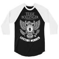 Bollinger Name Team Shirt Bollinger Lifetime Member 3/4 Sleeve Shirt | Artistshot