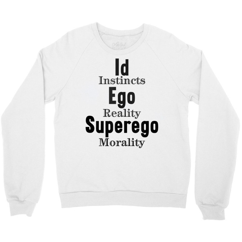 Id Ego Superego Instincts Reality Morality Funny Psychology Tank Top Crewneck Sweatshirt by nasson | Artistshot