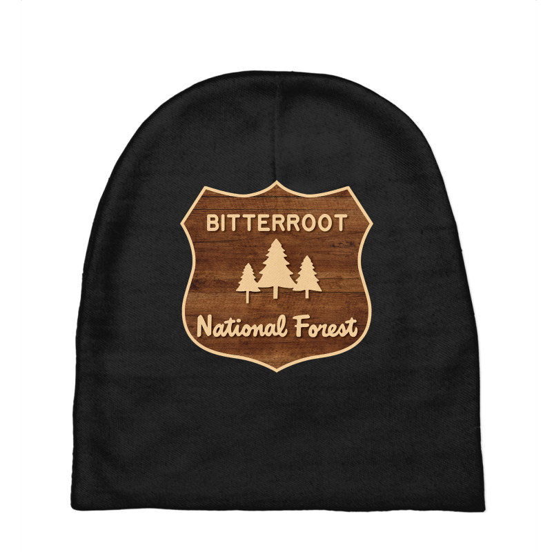 Bitterroot National Forest Baby Beanies by kayakbetween30 | Artistshot