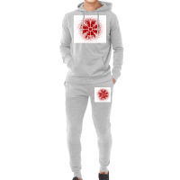 Vegvisir Red Spray  Yellow Blue Hoodie & Jogger Set | Artistshot