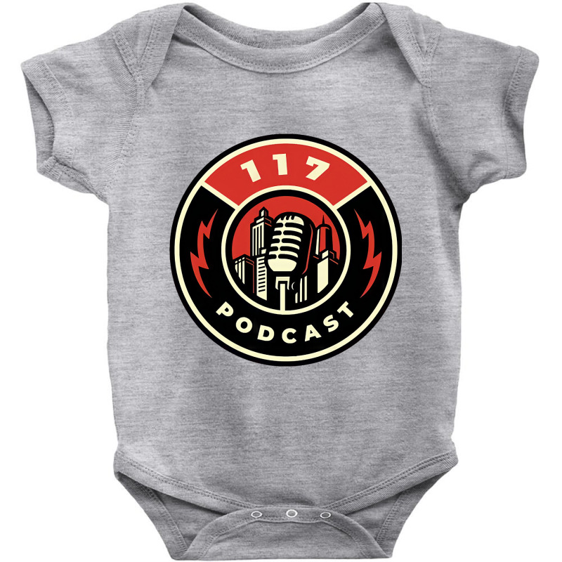 One Hundred Seventeen Podcast-m65i4 Baby Bodysuit by yammerbetween10 | Artistshot