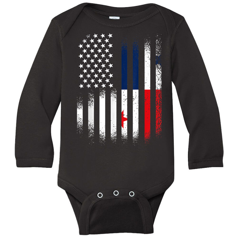 Panamanian American Heritage Month Panama Patriot Grown T Shirt Long Sleeve Baby Bodysuit by l71e1leis | Artistshot