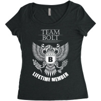 Bolt Name Team Shirt Bolt Lifetime Member Women's Triblend Scoop T-shirt | Artistshot