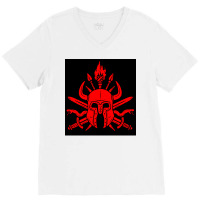 Viking Viken Helmet Emblem  Summer Aesthetic V-neck Tee | Artistshot