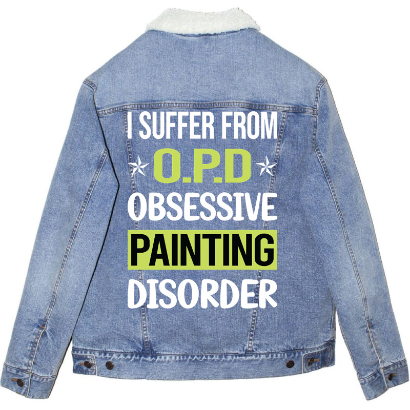 Obsessive Love Painting Unisex Sherpa-lined Denim Jacket | Artistshot