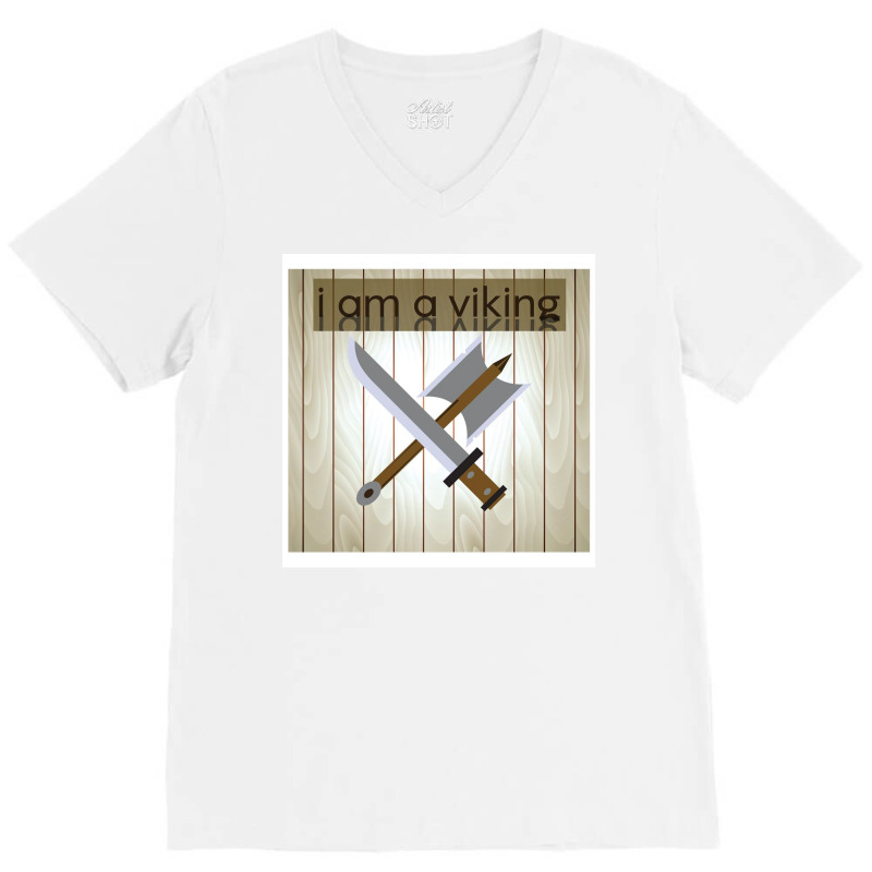 Viking  Retro Tumblr V-neck Tee | Artistshot