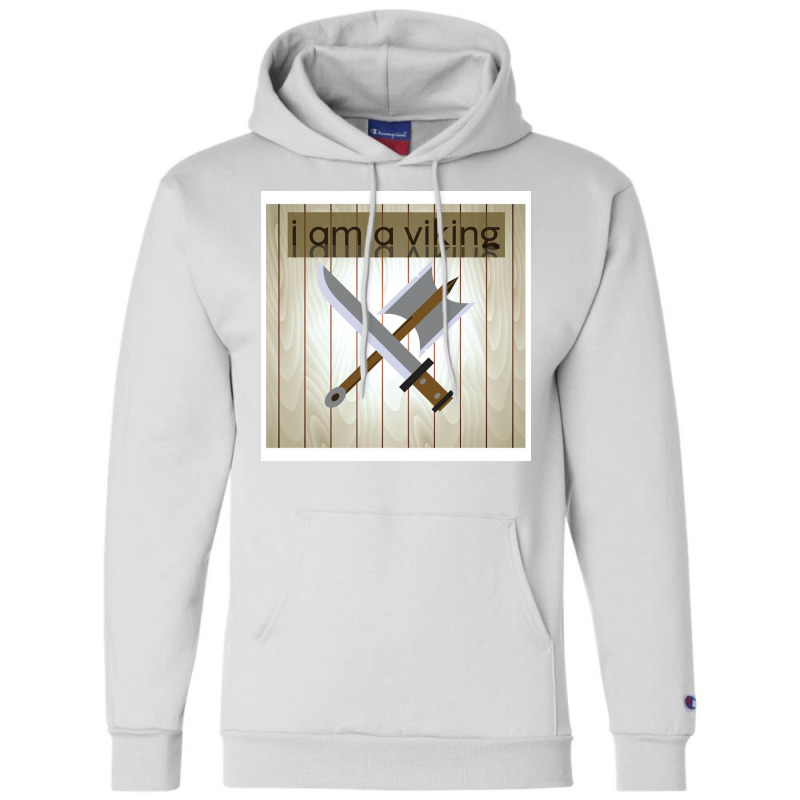 Viking  Retro Tumblr Champion Hoodie | Artistshot