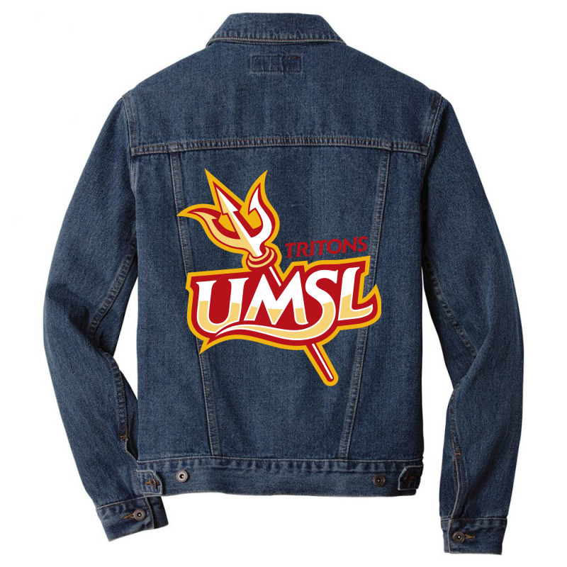 Umsl Tritons Men Denim Jacket by bawbawww | Artistshot