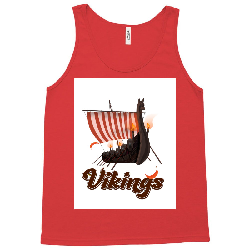 Vikings  Green Retro Tank Top | Artistshot