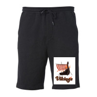 Vikings  Green Retro Fleece Short | Artistshot