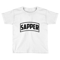 Sapper Tab   Combat Engineer T Shirt Toddler T-shirt | Artistshot