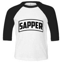 Sapper Tab   Combat Engineer T Shirt Toddler 3/4 Sleeve Tee | Artistshot