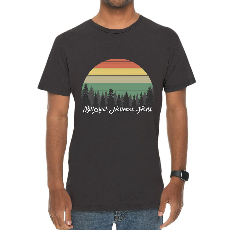 Bitterroot National Forest-jepqz Vintage T-Shirt by kayakbetween30 | Artistshot