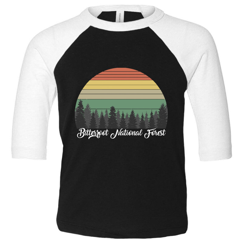 Bitterroot National Forest-jepqz Toddler 3/4 Sleeve Tee by kayakbetween30 | Artistshot