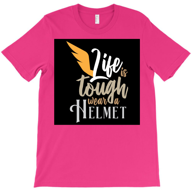 Vikings Life Is Tough Wear A Helmet Gift Idea  80s Hipster T-shirt | Artistshot