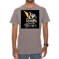 Vikings Life Is Tough Wear A Helmet Gift Idea  80s Hipster Vintage T-shirt | Artistshot