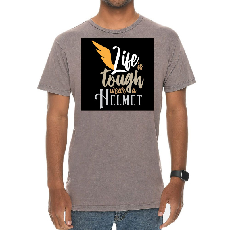 Vikings Life Is Tough Wear A Helmet Gift Idea  80s Hipster Vintage T-shirt | Artistshot