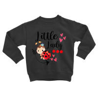 Hot Trend Kids Lady Ladybug Lover Valentine's Day Present For Girl Dau Toddler Sweatshirt | Artistshot