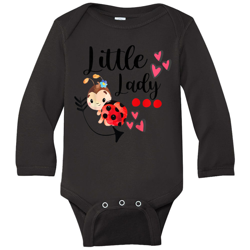 Hot Trend Kids Lady Ladybug Lover Valentine's Day Present For Girl Dau Long Sleeve Baby Bodysuit by Trudeau Palmer | Artistshot