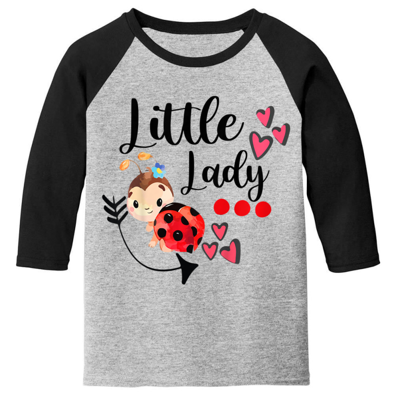 Hot Trend Kids Lady Ladybug Lover Valentine's Day Present For Girl Dau Youth 3/4 Sleeve by Trudeau Palmer | Artistshot