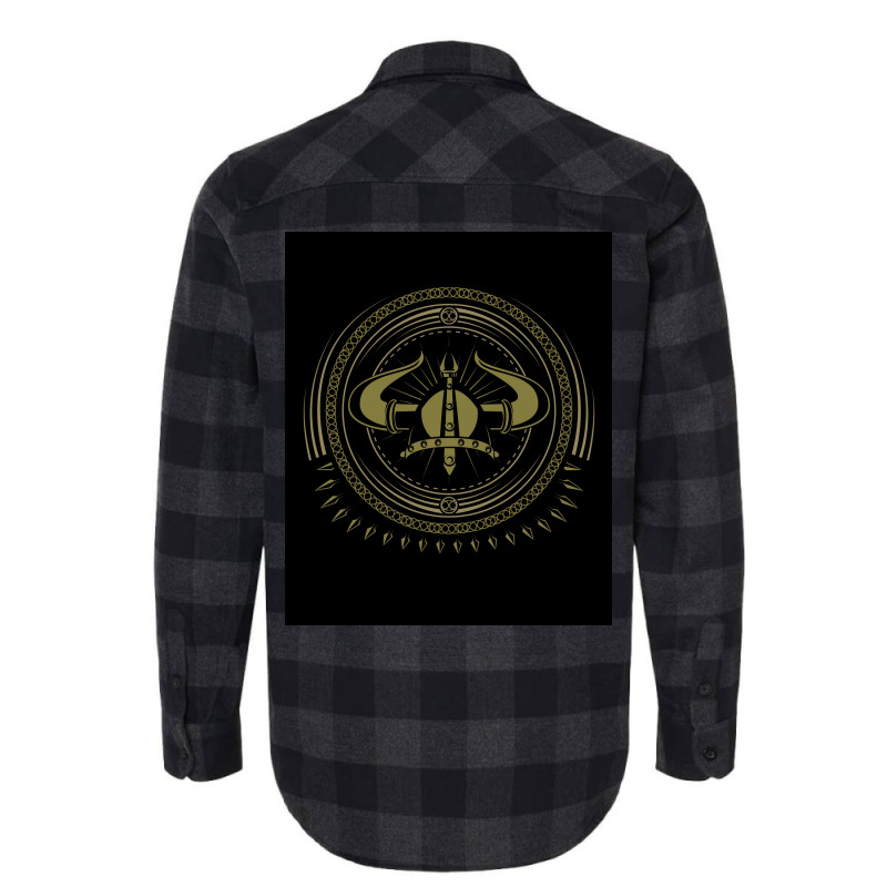 Viking Design  Vintage Aesthetic Flannel Shirt | Artistshot