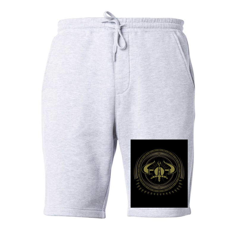 Viking Design  Vintage Aesthetic Fleece Short | Artistshot