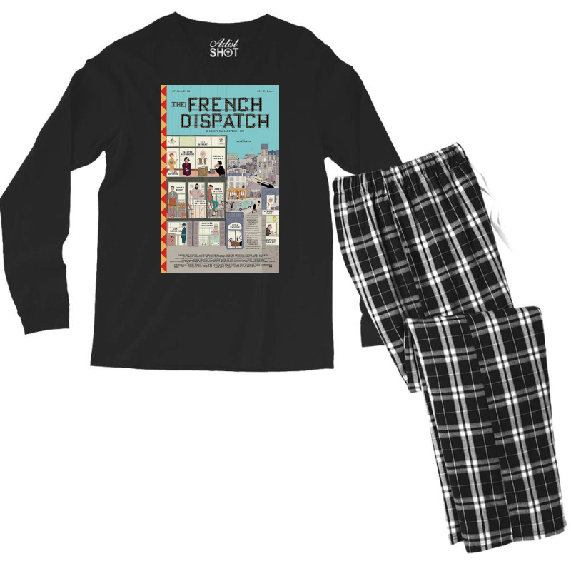 The French Dispatch (2021) Men's Long Sleeve Pajama Set by ritaross | Artistshot