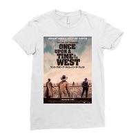 Once Upon A Time In The West Poster Ladies Fitted T-shirt | Artistshot