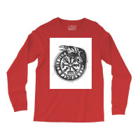 Vikingvegvisir Tattoo Norse Mythology  Humor Long Sleeve Shirts | Artistshot