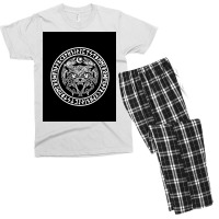 Viking Fenriswolf Fenrir Emblem Norse Mythology  Yellow Men's T-shirt Pajama Set | Artistshot