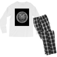 Viking Fenriswolf Fenrir Emblem Norse Mythology  Yellow Men's Long Sleeve Pajama Set | Artistshot