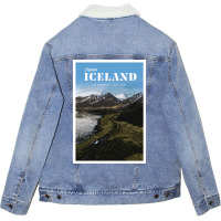 Visit Stokksnes Iceland  Cool Music Unisex Sherpa-lined Denim Jacket | Artistshot