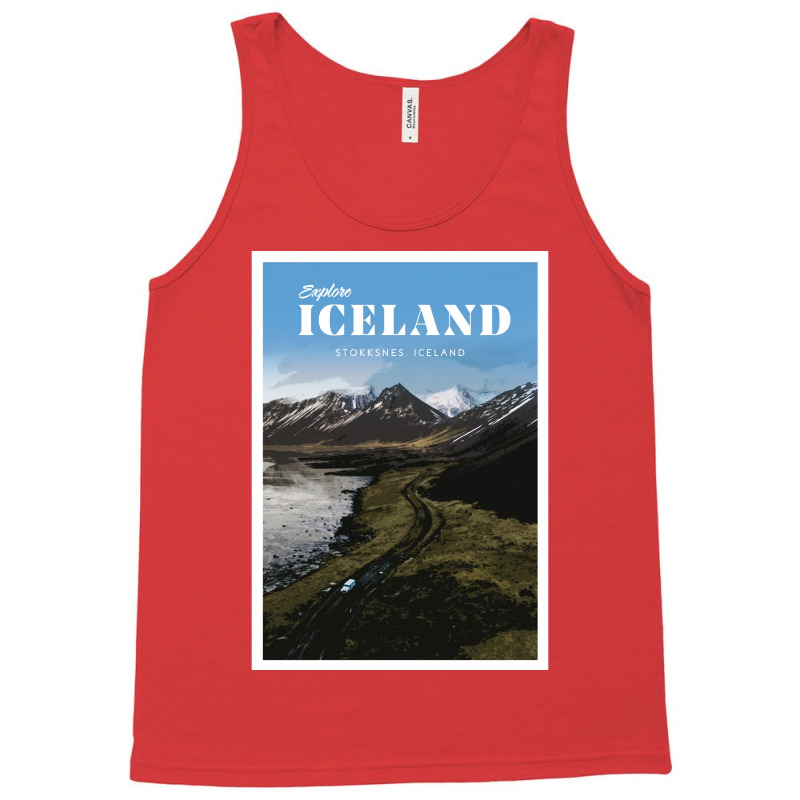 Visit Stokksnes Iceland  Cool Music Tank Top | Artistshot