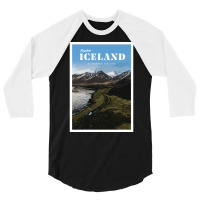 Visit Stokksnes Iceland  Cool Music 3/4 Sleeve Shirt | Artistshot