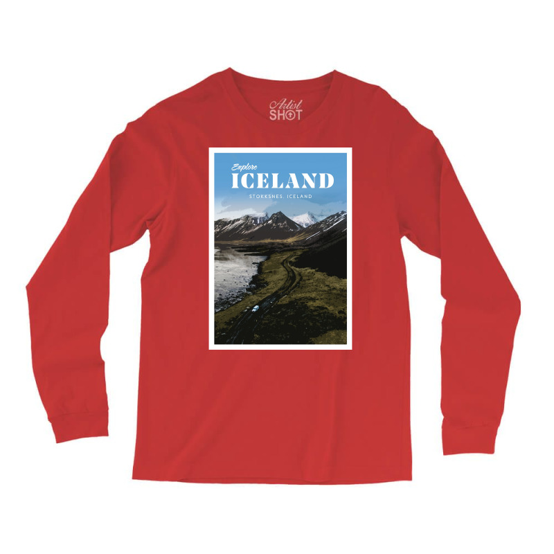 Visit Stokksnes Iceland  Cool Music Long Sleeve Shirts | Artistshot