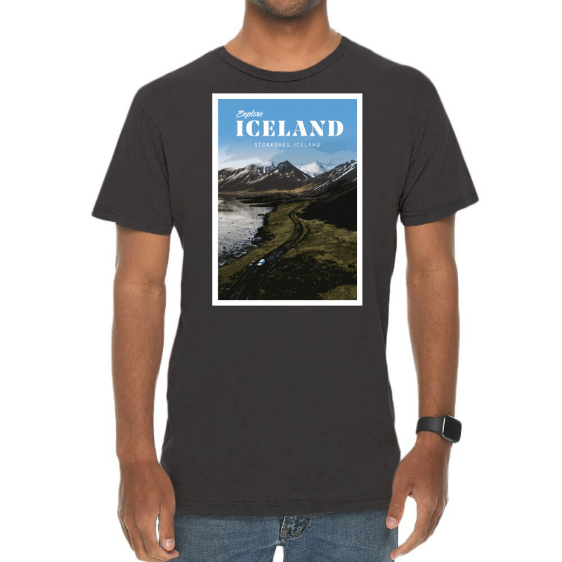 Visit Stokksnes Iceland  Cool Music Vintage T-shirt | Artistshot