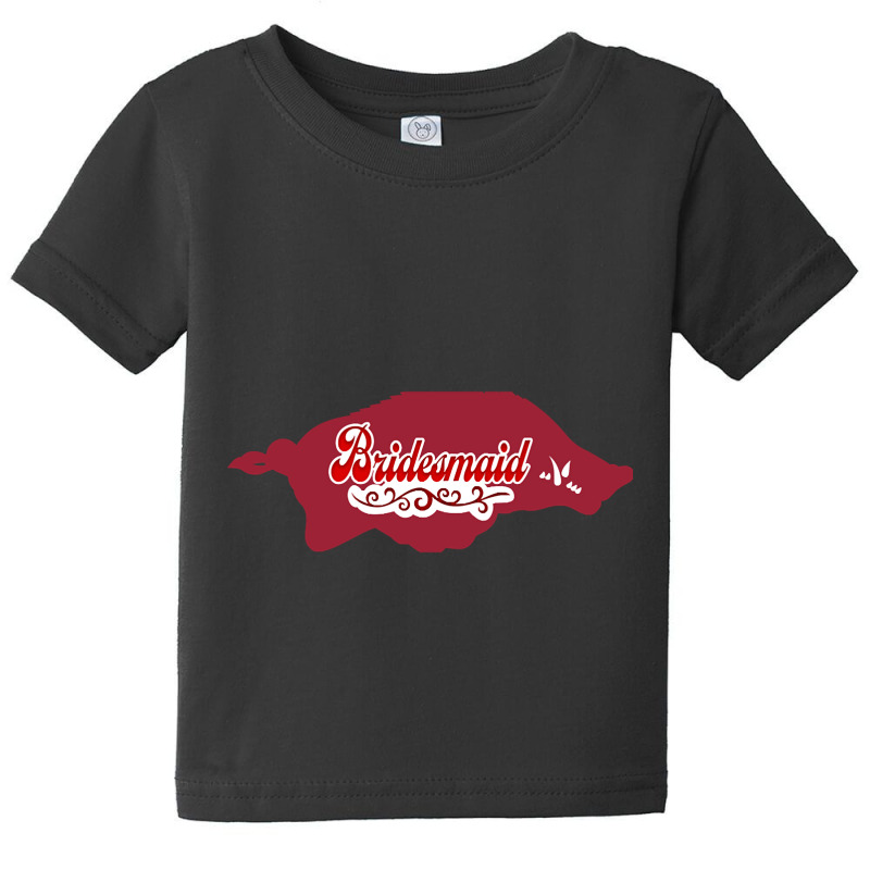 Arkansas Bridesmaid - Bachelorette Party Shirt Design With Vintage, Pu Baby Tee | Artistshot