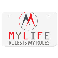 Life Tshirt Atv License Plate | Artistshot