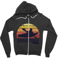 Arkansas Kayaking Gift Zipper Hoodie | Artistshot